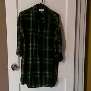 Old Navy Boyfriend Flannel Camp top
