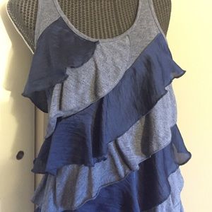 Ruffled Tank Top Blouse