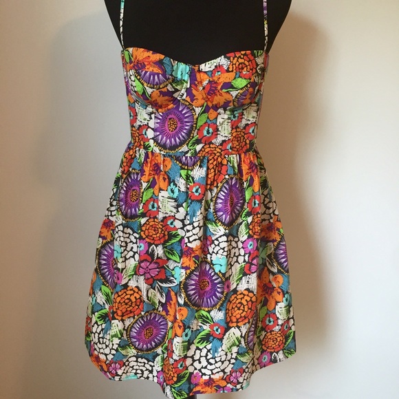 NWOT Vibrant Floral Dress