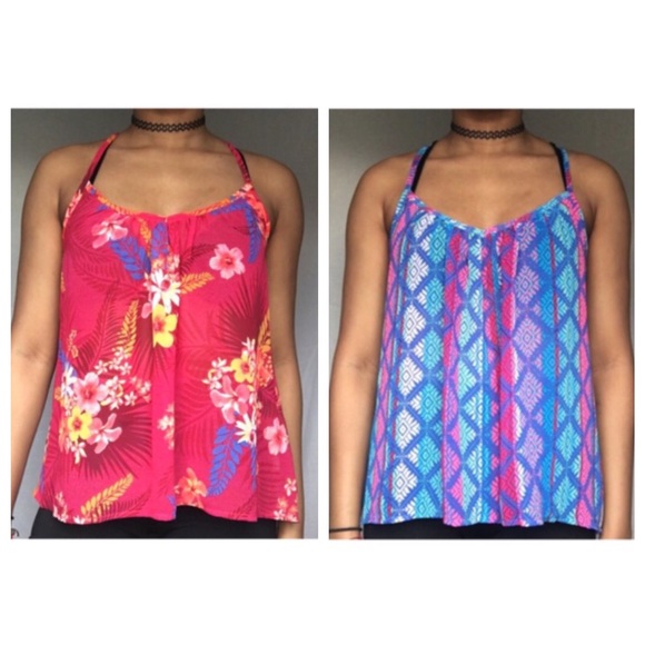 Chiffon Open Back Tank Bundle