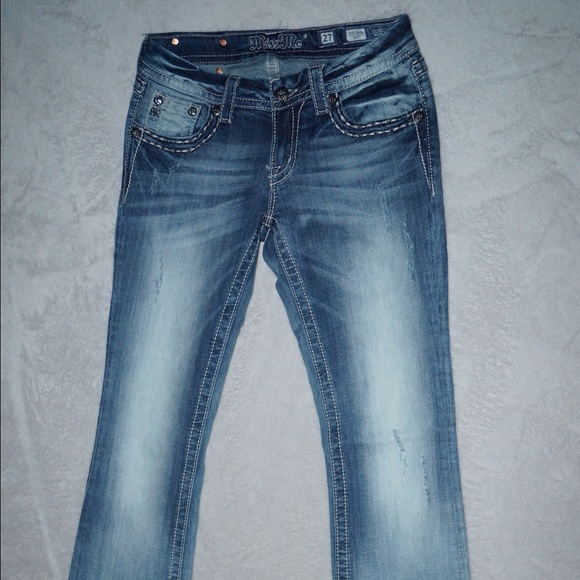 Miss Me boot cut jeans 27" - Picture 1 of 4