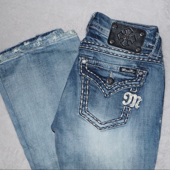 Miss Me boot cut jeans 27" - Picture 2 of 4