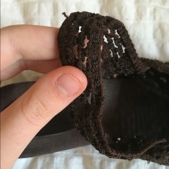 Enzo Angiolini Brown Woven Wedges - Picture 2 of 4