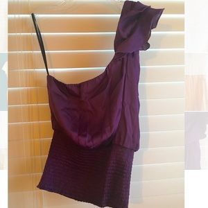 NWOT Bebe One Shoulder Top