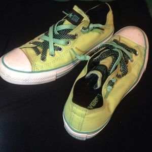 Neon Green Converse