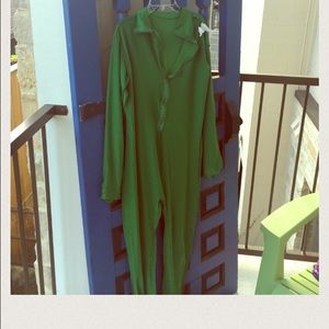 Men's green xl morph suit