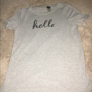 Hello shirt