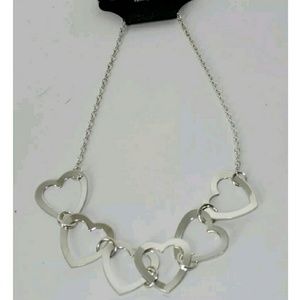 Abbey Dawn Hearts Necklace