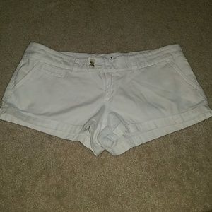 AE white shorts