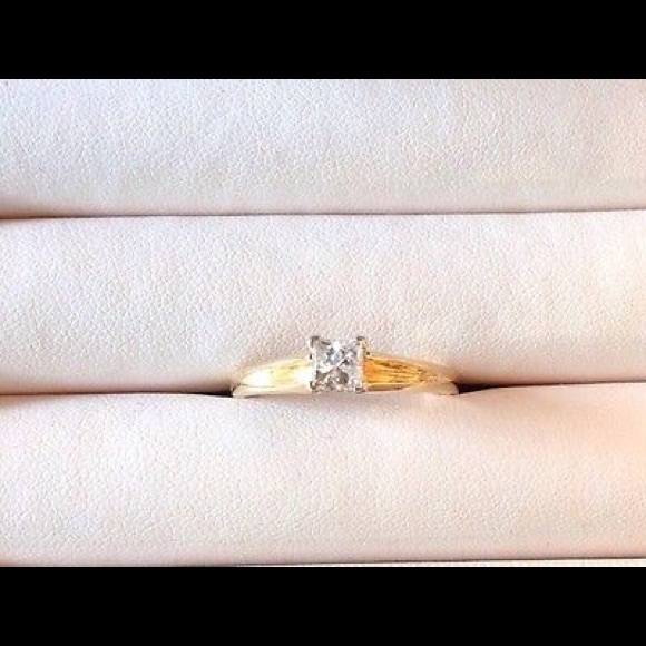 .55CT Diamond Ring 14K Y Gold Certified Platinum Mount