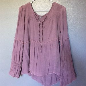 Muave peasant top