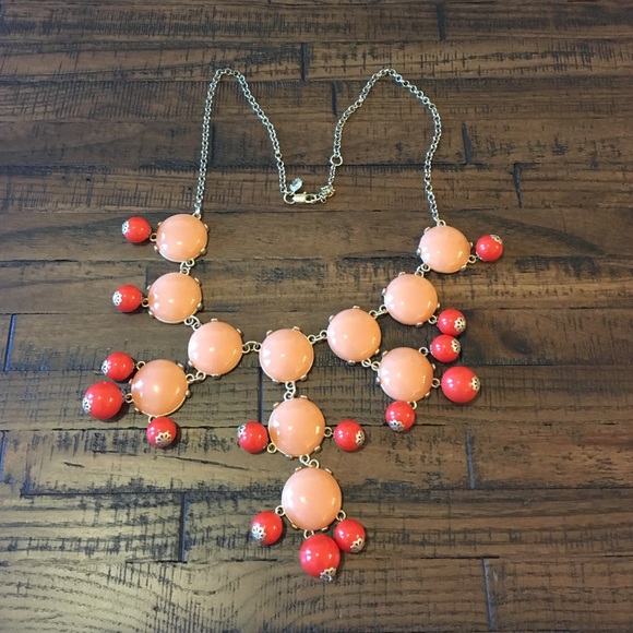 Coral bubble necklace