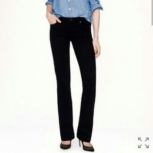 J.CREW BOOTCUT JEAN IN PITCH BLACK WASH NEW!!!