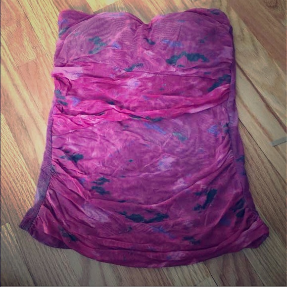 Tops - Raspberry pink tube top