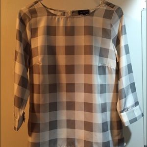 The Limited Checkered Blouse