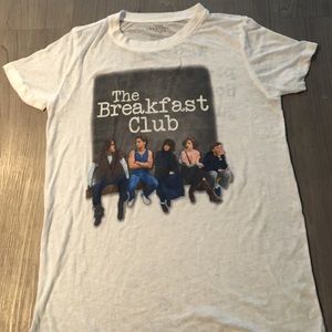 Breakfast club shirt women's sz m white Nwot