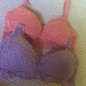 Purple and Pink Braletts