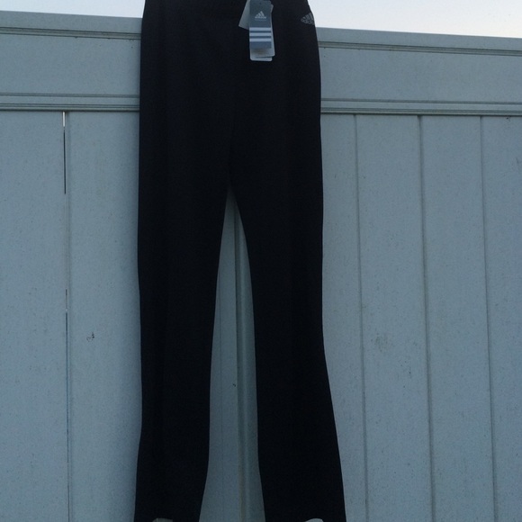 Black Adidas sweatpants!