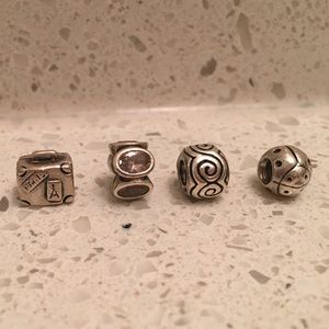 Authentic Pandora Charms (set of 4)