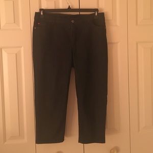 Dark Denim Capris