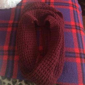 Burgundy scarf