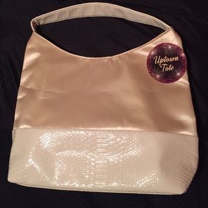 NWT Nude/Cream & White Tote ✨