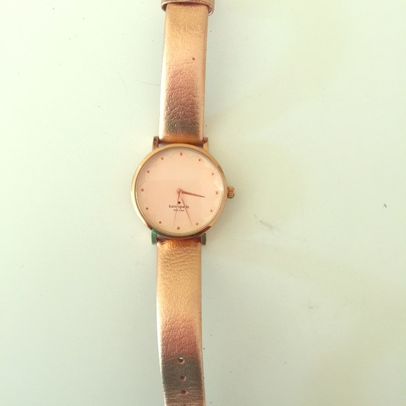 Rose gold Kate spade watch