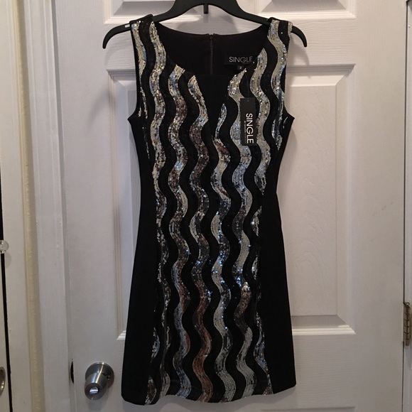 Sexy dress with sequins