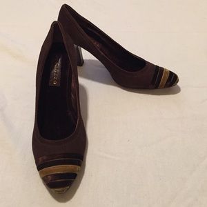 Apepazza Brown Suede Pump