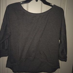 Off the shoulder belly shirt