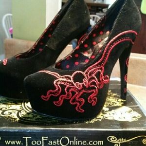Too Fast Octopus Platform Heels Pumps Sz 9