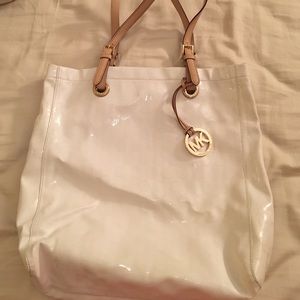 Michael Kors patent leather tote