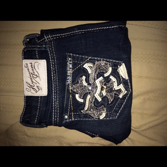 Hydraulic boot cut jeans