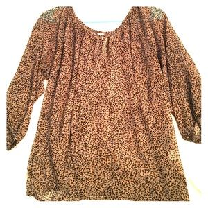 Sheer blouse, never worn