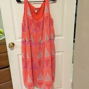 Orange and pink old navy summer dress