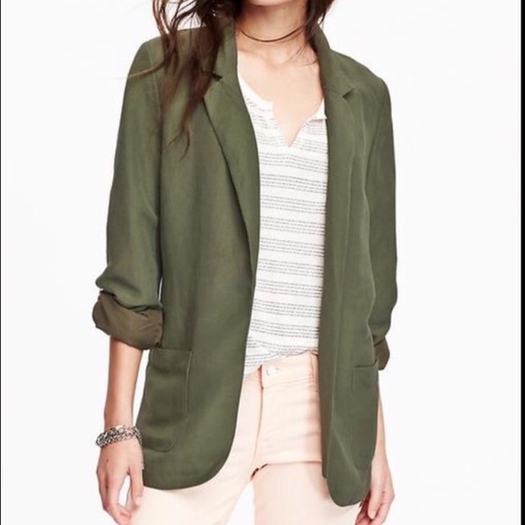 Olive green blazer