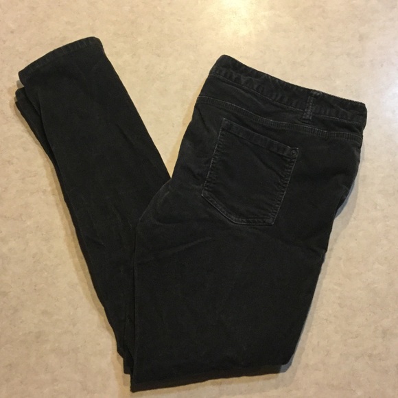 Mossimo Dark grey corduroy slim stretch pants
