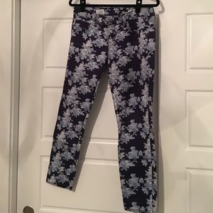 Gap floral jeans