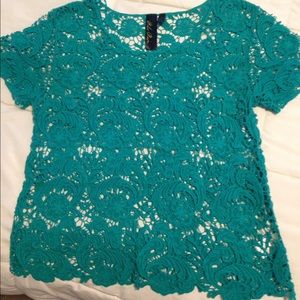 Francesca's embroidered shirt