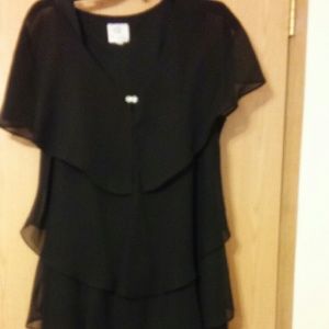 Black cocktail dress