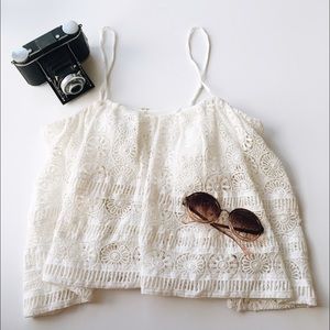 FREE PEOPLE Summer Lace Top