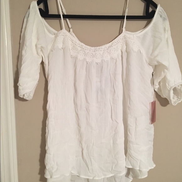 Off white off the shoulder top