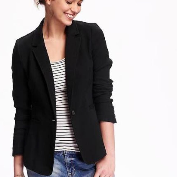 ponte knit blazer