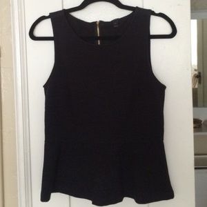 J Crew Peplum Top