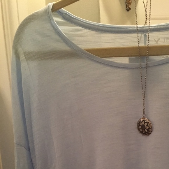 American Eagle Light Blue "Jegging" Top - Picture 2 of 2