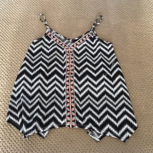chevron tank top