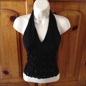 Sexy lace halter tank, size S/M