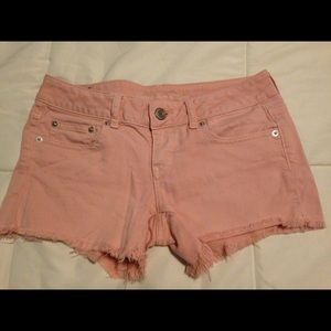 American Eagle pink shorts