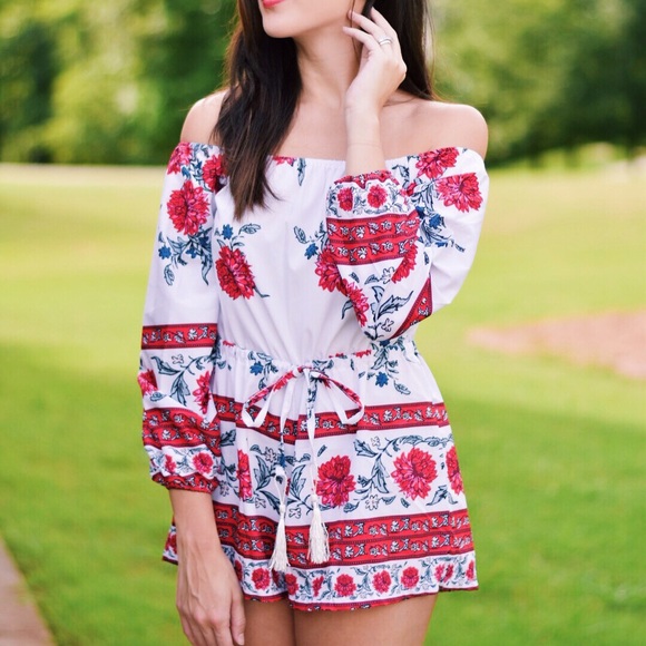 Off The Shoulder Romper