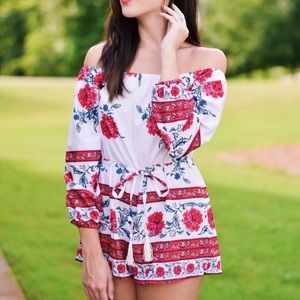 Off The Shoulder Romper